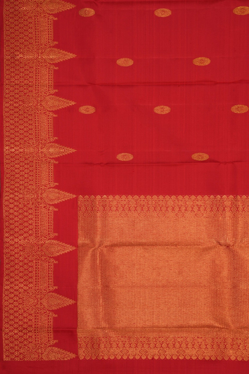 Image of Kanchi Pattu Red Dupatta